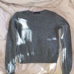 Brandy Melville Grey Long Sleeve Sweatshirt